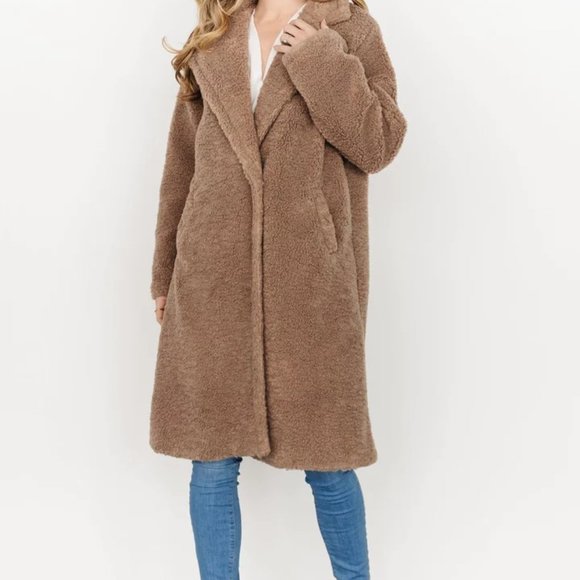 NWT BALTIC BORN Elbrus Sherpa Trench Coat - Size L - Picture 2 of 5